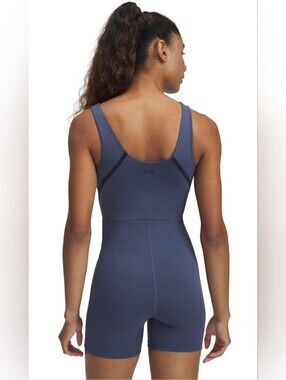 NWT Under Armour Women's Motion Shorts Athletic Bodysuit One Piece Size M